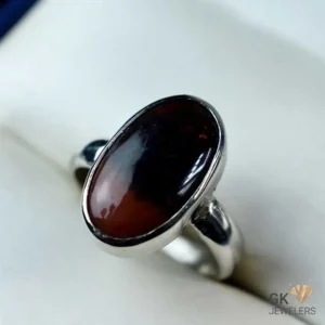 Buy Natural Black Opal Ring