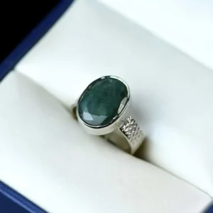 Emerald Silver Ring 5.41GM