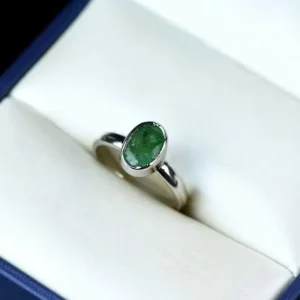 Emerald Silver Ring 3.00GM