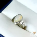 Black Fire Opal Silver Ring 3.65GM