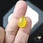 NATURAL CHALCEDONY-YELLOW AQEEQ 12.15 CARAT