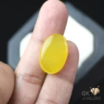NATURAL CHALCEDONY-YELLOW AQEEQ 20.60 CARAT