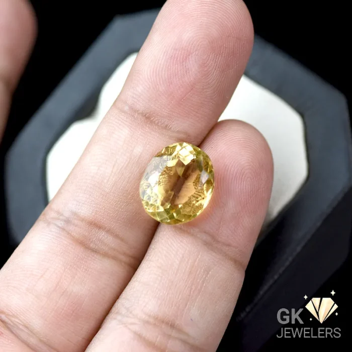 NATURAL GOLDEN CITRINE-SUNELA- 9.55 CARAT - Image 1