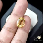 NATURAL GOLDEN CITRINE-SUNELA- 9.40 CARAT