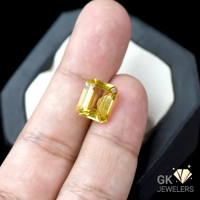 NATURAL GOLDEN CITRINE-SUNELA- 5.50 CARAT - Image 1