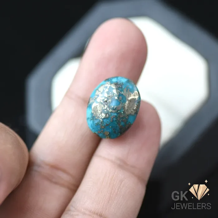 NATURAL SHAJRI FEROZA-TURQUOISE 18.05 CARAT - Image 1