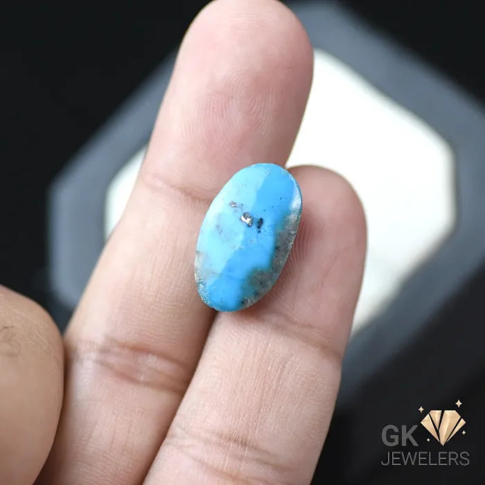 NATURAL SHAJRI FEROZA-TURQUOISE 8.60 CARAT - Image 1