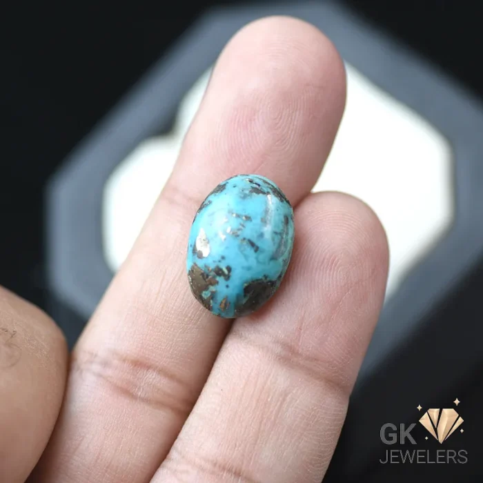 NATURAL SHAJRI FEROZA-TURQUOISE 14.15 CARAT - Image 1