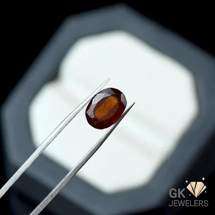 NATURAL HESSONITE GARNET 3.45 CARAT - Image 1
