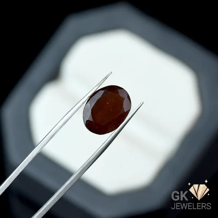 NATURAL HESSONITE GARNET 6.70 CARAT - Image 1