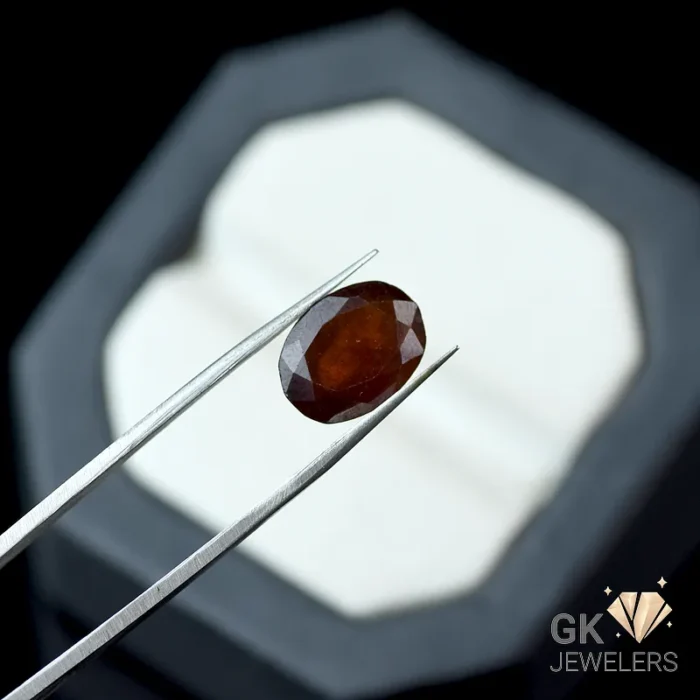 NATURAL HESSONITE GARNET 6.50 CARAT - Image 1