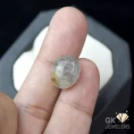 NATURAL BLACK MUH E NAJAF STONE - TOURMALINATED QUARTZ - 10.50 CARAT
