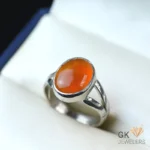 NATURAL YEMENI AGATE-AQEEQ 925 PURE SILVER RING-SIZE 24