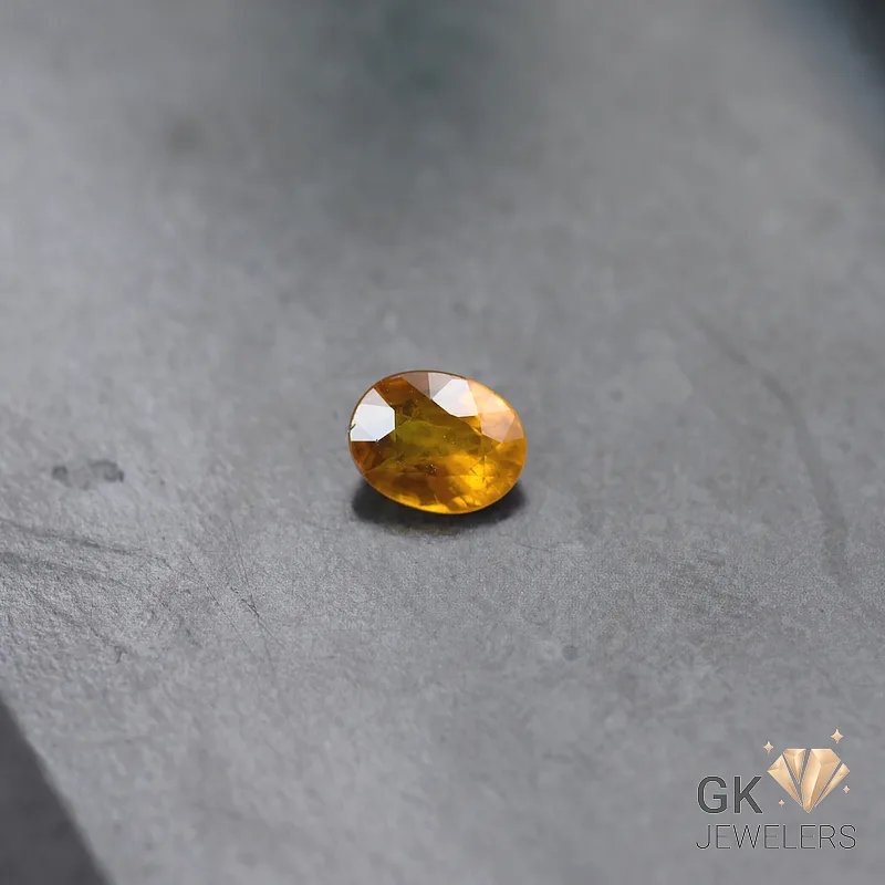 YSP-67 NATURAL YELLOW SAPPHIRE-PUKHRAJ- 2.15 CARAT - Image 1