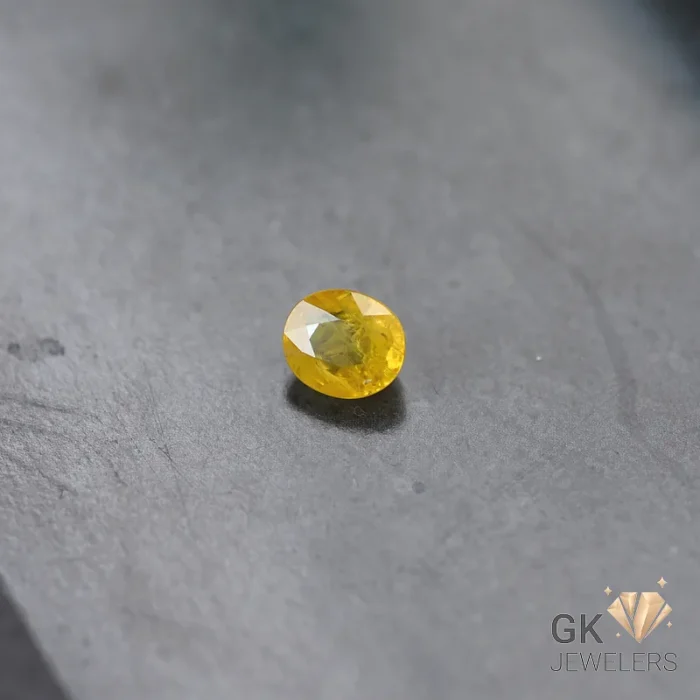 NATURAL YELLOW SAPPHIRE-PUKHRAJ- 2.10 CARAT - Image 1