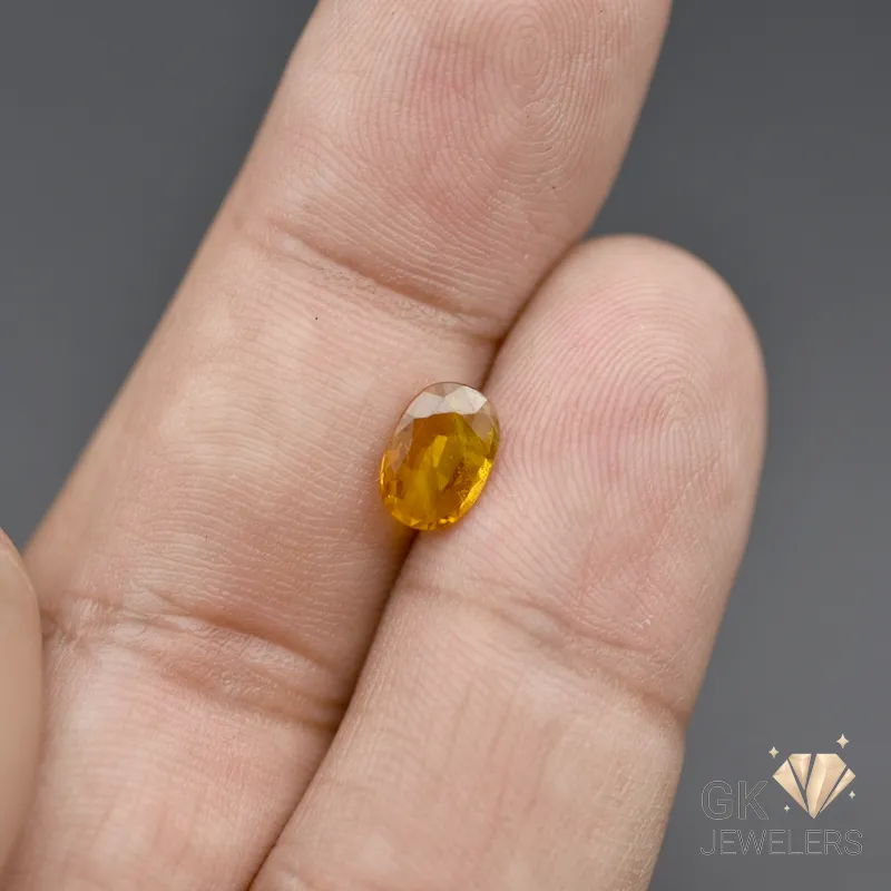 YSP-72 NATURAL YELLOW SAPPHIRE-PUKHRAJ- 1.30 CARAT - Image 1