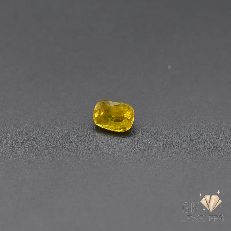 YSP-80 NATURAL YELLOW SAPPHIRE-PUKHRAJ- 3.79 CARAT - Image 1