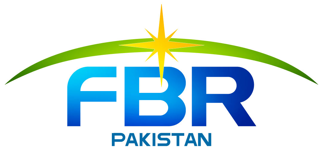Federal Board of Revenue Pakistan logo featuring a stylized yellow star and green arc