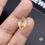 African Citrine Oval Cut Gemstone 5.35ct