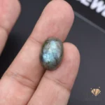 African Gray Labradorite Gemstone 13.85 Carats