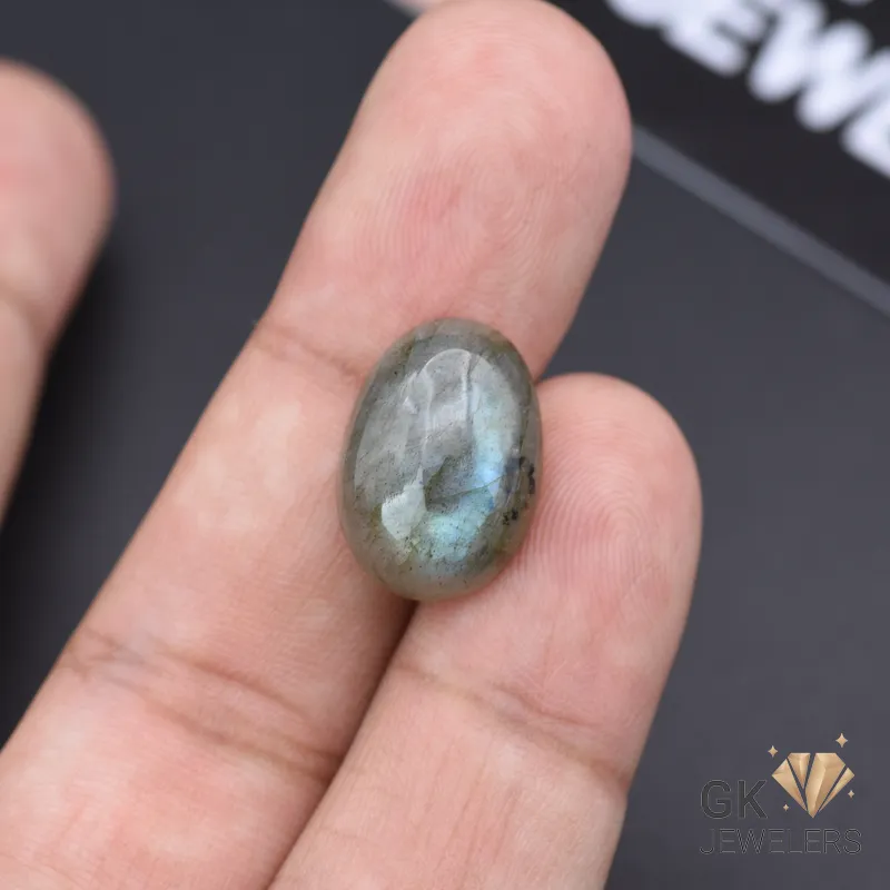 African Labradorite Oval Gemstone 11.95ct