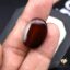 natural aqeeq 20.45ct brown oval stone, GK Jewelers Pakistan authentic gemstone photo