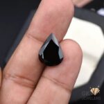 natural almandine garnet 8.15ct red pear stone, GK Jewelers Pakistan authentic gemstone photo