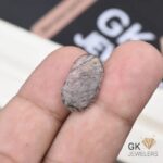 natural black quartz 4.65ct oval stone, GK Jewelers Pakistan authentic gemstone photo