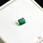 natural emerald 1.03ct green square stone, GK Jewelers Pakistan authentic gemstone photo