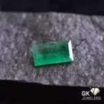 natural emerald 1.20ct green emerald cut stone, GK Jewelers Pakistan authentic gemstone photo