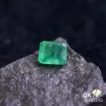 natural emerald 1.29ct green emerald cut stone, GK Jewelers Pakistan authentic gemstone photo