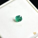 natural emerald 1.58ct green emerald cut stone, GK Jewelers Pakistan authentic gemstone photo