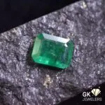 natural emerald 1.93ct green emerald cut stone, GK Jewelers Pakistan authentic gemstone photo