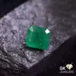 natural emerald 2.16ct green emerald cut stone, GK Jewelers Pakistan authentic gemstone photo