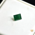 natural emerald 2.29ct green emerald cut stone, GK Jewelers Pakistan authentic gemstone photo