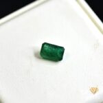 natural emerald 2.31ct green emerald cut stone, GK Jewelers Pakistan authentic gemstone photo