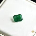 natural emerald 2.60ct green emerald cut stone, GK Jewelers Pakistan authentic gemstone photo