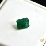 natural emerald 4.20ct green emerald cut stone, GK Jewelers Pakistan authentic gemstone photo