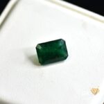 natural emerald 4.92ct green emerald cut stone, GK Jewelers Pakistan authentic gemstone photo