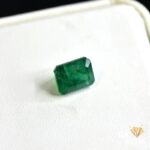 natural emerald 5.01ct green emerald cut stone, GK Jewelers Pakistan authentic gemstone photo