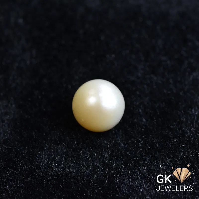 natural south sea pearl 10.41ct white round stone, GK Jewelers Pakistan authentic gemstone photo