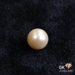 natural south sea pearl 14.70ct off-white round stone, GK Jewelers Pakistan authentic gemstone photo