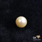 natural south sea pearl 16.54ct pinkish orange round stone, GK Jewelers Pakistan authentic gemstone photo