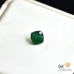 natural emerald 1.79ct green square stone - GK Jewelers Pakistan authentic gemstone photo