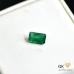 natural emerald 1.78ct green emerald cut stone, GK Jewelers Pakistan authentic gemstone photo