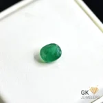 natural emerald 1.72ct green cushion stone GK Jewelers Pakistan authentic gemstone photo