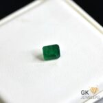 natural emerald 1.44ct green emerald cut stone, GK Jewelers Pakistan authentic gemstone photo