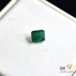 natural emerald 1.94ct green emerald cut stone, GK Jewelers Pakistan authentic gemstone photo