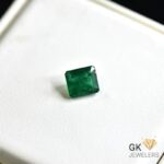 natural emerald 1.94ct green emerald cut stone, GK Jewelers Pakistan authentic gemstone photo