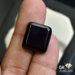 natural agate 22.60ct dark brown square stone, GK Jewelers Pakistan authentic gemstone photo